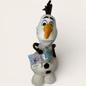Disney's Frozen Holiday Greeter Olaf With Snowflake Plush